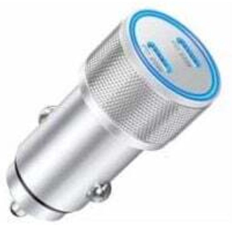 【MFi-zertifiziert】iPhone 15 Autoladegerät mit Schnellladefunktion, 2er-Pack, 72 W Dual-PD-Ladegerät mit Zigarettenanzünd...