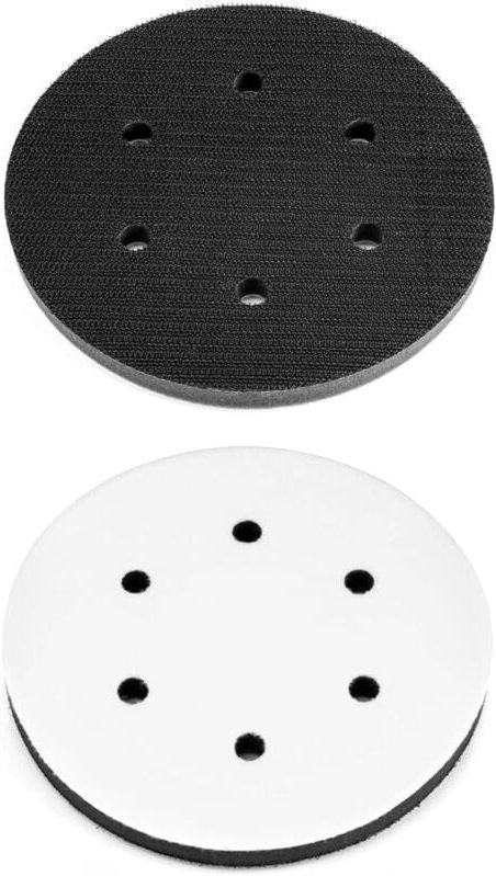 Stück 125 mm weiche Schleifscheiben, Schwamm-Zwischenlage für Schleifscheiben (6 Löcher)