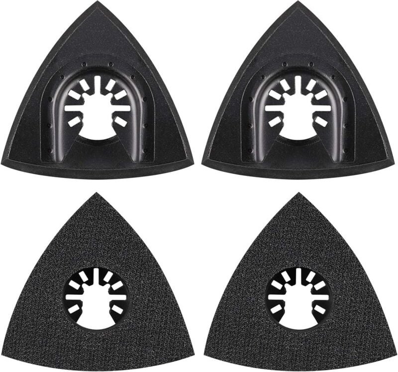 4 Stück Schleifen 80 mm Multi Tool Attachment Pad Pad, Multi Tool Blade, oszillierende Werkzeugaufsätze für Power Tool, ...