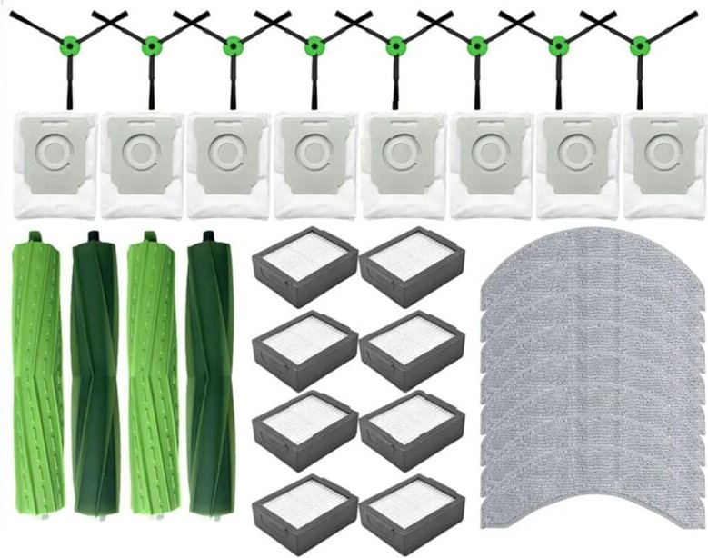 Für Combo J7 + J9 + Plus Hepa-Filter Mopp Tuch Staub Tasche