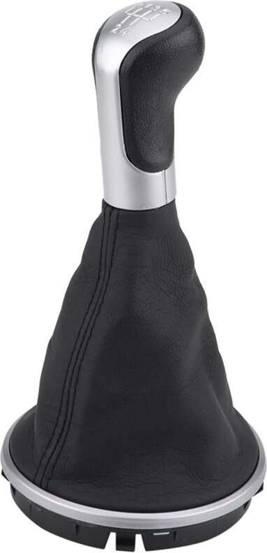 Eosnow 5J0711113f, Gangschaltknopf Schwarz Ergonomische Ausrüstung Giter Kit perfekt für das Auto