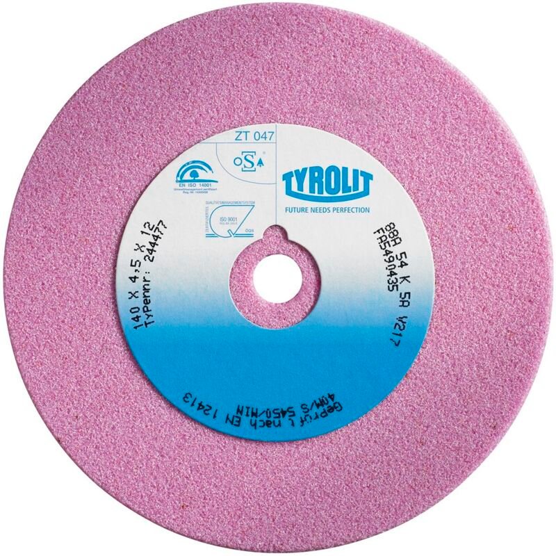 Tyrolit - Sägeschärfscheibe Edelkorund 88A rosa Form 1 150 x 3 x 32 mm Korn 80