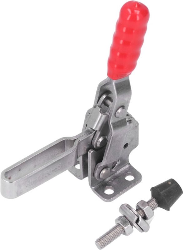 500-Pfund-Neigeklemme, horizontale Edelstahlhalterung, Schnellspannklemme für Tischkreissägen-Abrichtvorrichtung