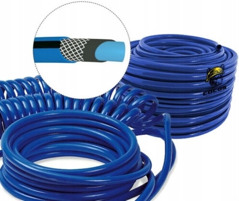 Kompressorschlauch, Druckluftleitung, 12,5 mm, 1 m