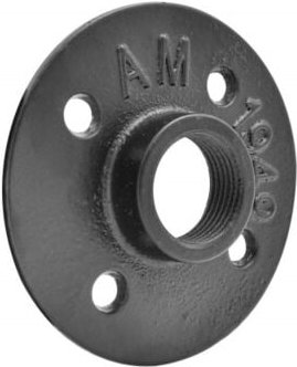 Wandhalterung, MyTube, Durchmesser 25 mm, matt schwarz Sans marque