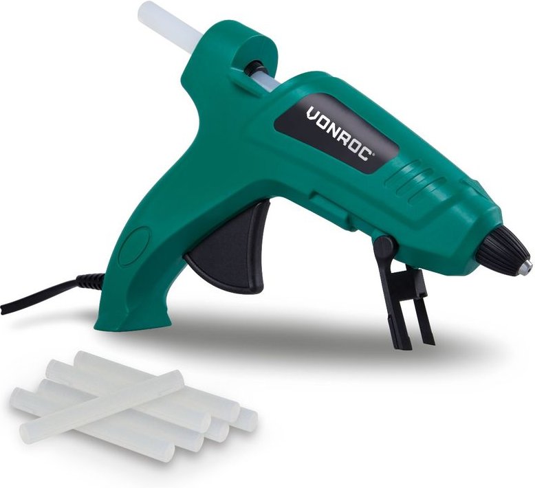 Klebepistole - ⌀ 11,2mm - 70W - Tropffunktion - inkl. 8 Klebesticks