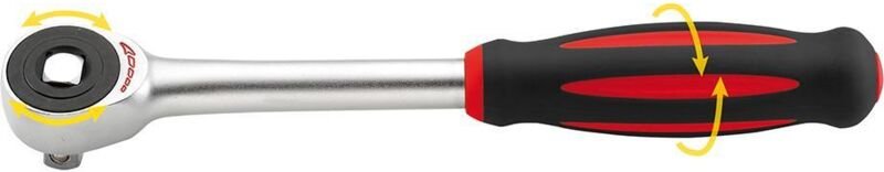 Drehgriffknarre 1/4' 185mm 60 Zähne - Format