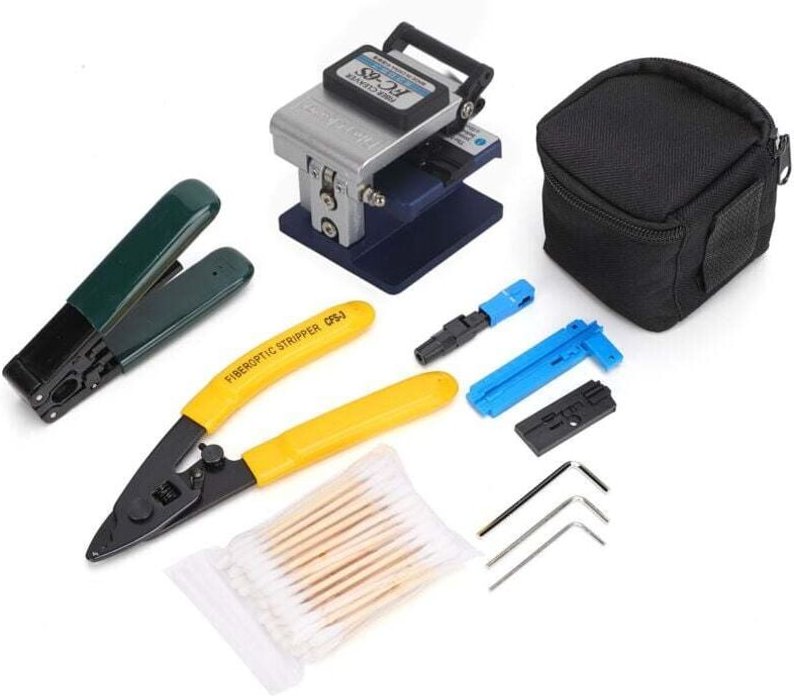 Glasfaser-Spleißwerkzeugsatz mit FC-6S-Schneider