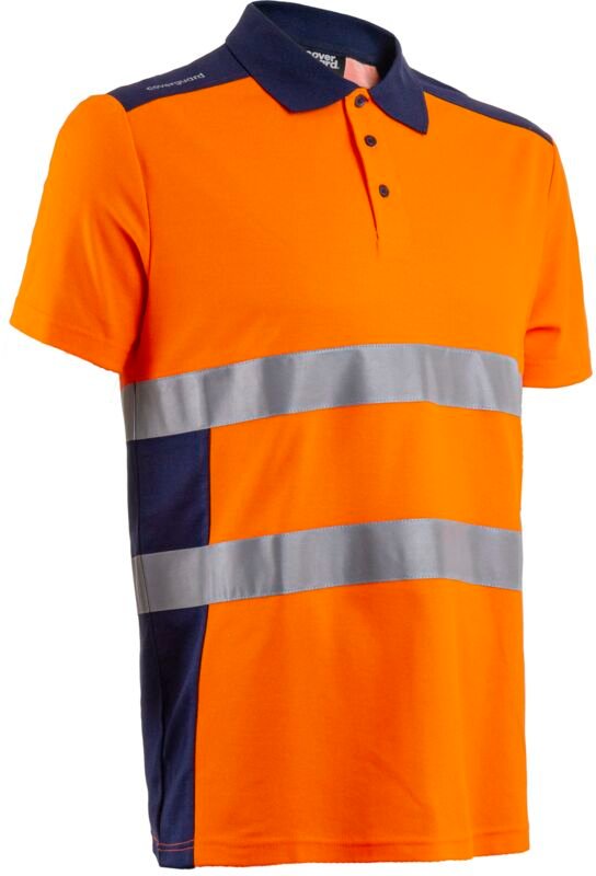 Arbeits-Polo kurzarm Hochsichtbarkeit OKI - Neonorange S - 40/42