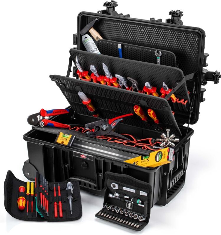 Werkzeugkoffer Robust45 Elektro 63-tlg.Koffer a.schlagfestem pp f.Elektriker