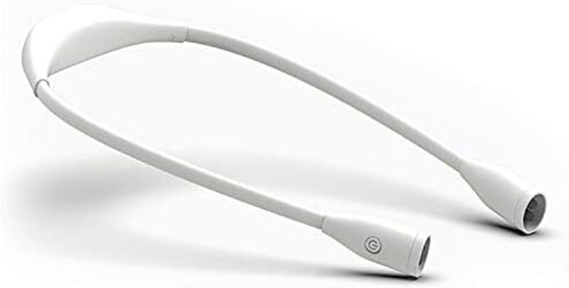 Lumi Crealis USB-wiederaufladbare LED-Leselampe mit 3 Farben und 9 Helligkeitsstufen, flexibler Arm zum Lesen, Stricken,...