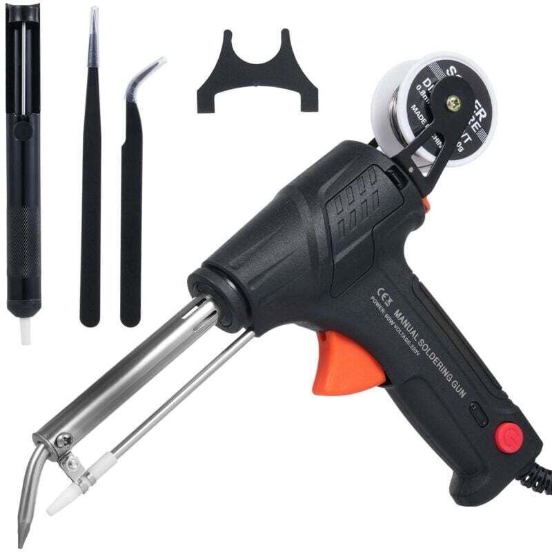 60-W-Elektronik-Lötpistolen-Set – Automatische Lötpistole mit Pinzette, Lötdrähten, Halterung für Autoreparatur, Heimwer...