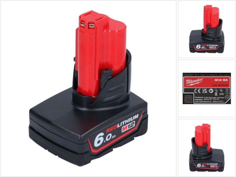 Schlagzeug Milwaukee M12 B6 6Ah