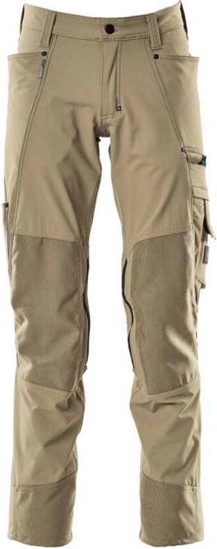 Mascot Bundhose ADVANCED wasserabweisend mit Knietaschen 17179, Gr. 21 hellkhaki