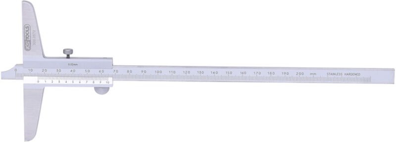 KS Tools Tiefenmessschieber, 0-200mm