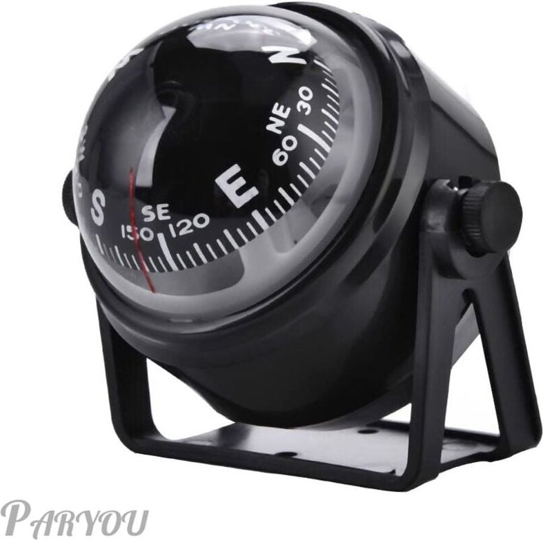 Bootskompass, digitaler Navigationskompass, elektronischer, verstellbarer militärischer Marine-Kugelkompass mit Nachtsic...
