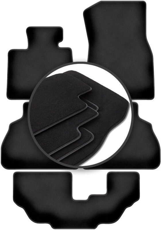 Premium-Fußmatten für: BMW X7 G07 7-Sitzer (2018-)