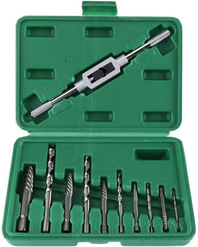 11-teiliges Schraubenausdreher-Set zum Entfernen von abgebrochenen oder beschädigten Schrauben, Bolzen und Befestigungse...
