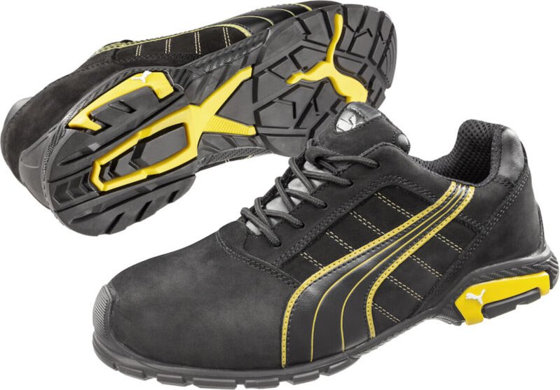 Puma Safety Shoes - puma Sicherheitsschuh Amsterdam Low Größe 40 schwarz / gelb - 64.271.0-40