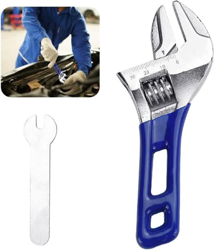 6" Verstellbarer Schraubenschlüssel, Rohrschlüssel, verstellbarer Maulschlüssel, einseitiger Schraubenschlüssel aus Kohl...