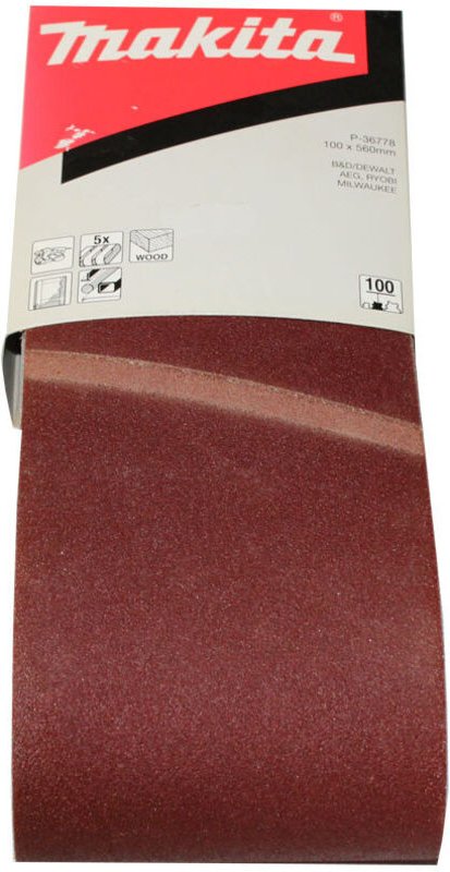 Schleifband 100 x 560 mm/K100/5 Stk. 100 x 560 mm • K100 • 5 Stk. - Makita