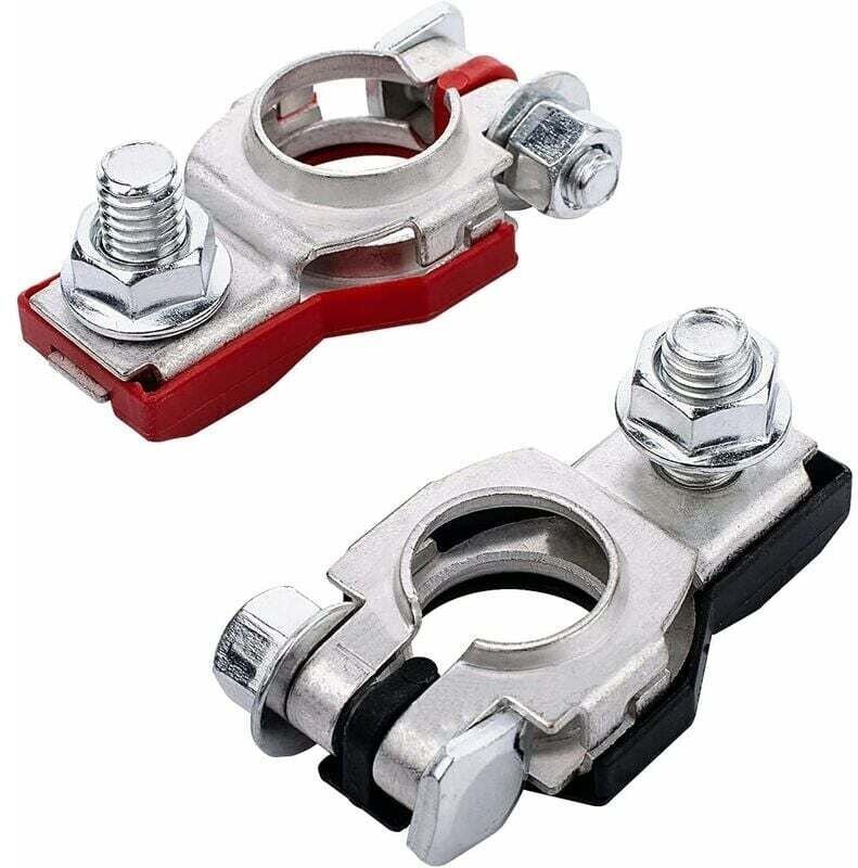 Paar Batterieklemmen für Autos, Plus und Minus