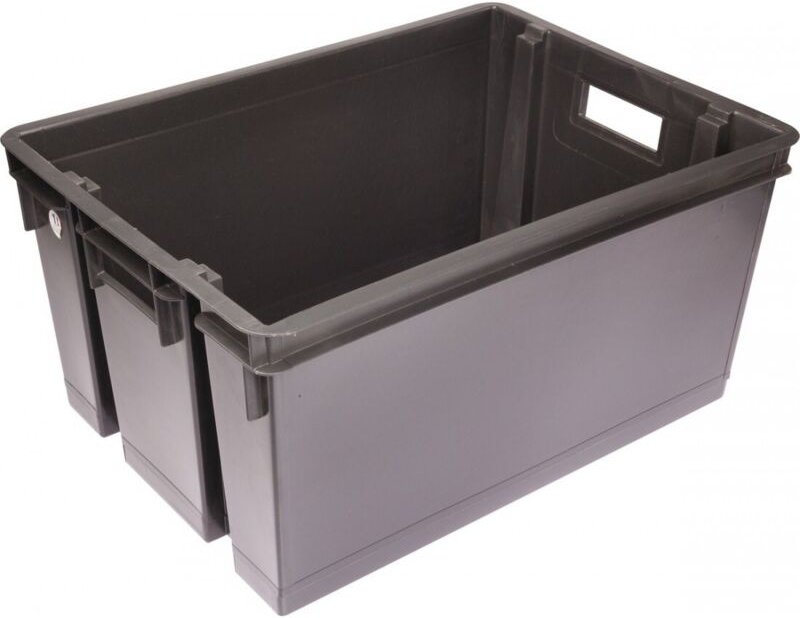 Aufbewahrungsbehälter 50 Liter Grau - Eda