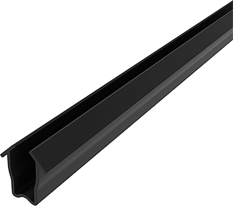 Fath Einlassprofil Item System zum Einfassen von Flächenelementen 4-6mm in Aluprofile mit Nut 8, Kunststoff TPE schwarz ...