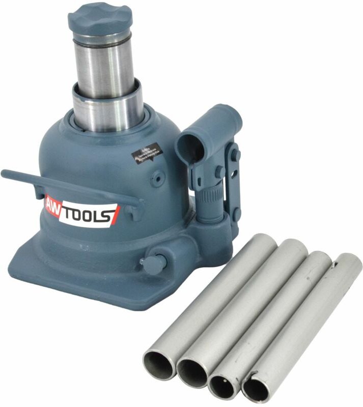 AWTOOLS Hydraulik-Kolbenheber, niedrig, 20T, 150–245 mm