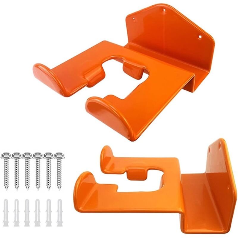 Set aus 2 Wandhalterungen zur Aufbewahrung von Freischneidern, robuste Garagenaufbewahrung für verschiedene Werkzeuge