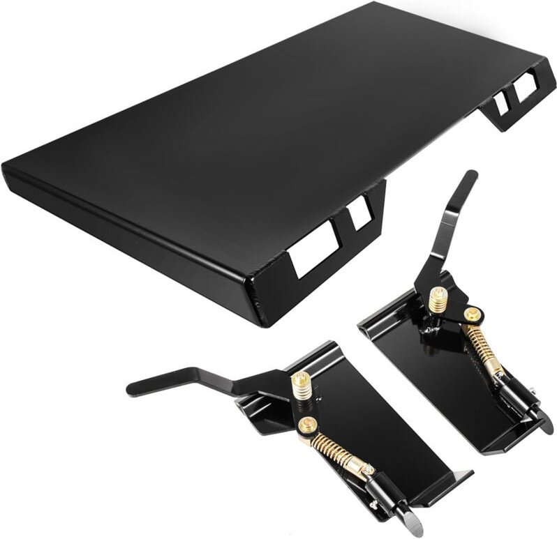 Kompaktlader-Aufsatz 6,35 mm Schnellbefestigungsplatte Innenbreite 1,14 m Kompaktlader-Aufsatz 46,99 cm Höhe