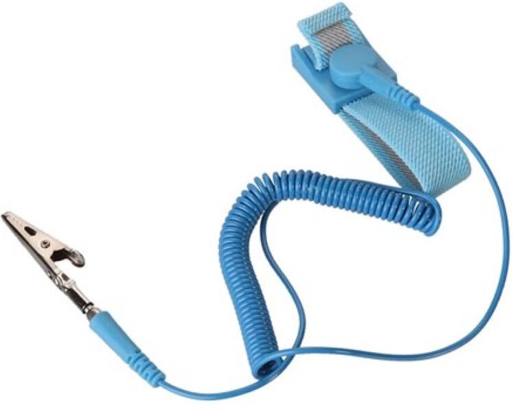 Antistatik-armband - elastisch - längenverstellbar - blau