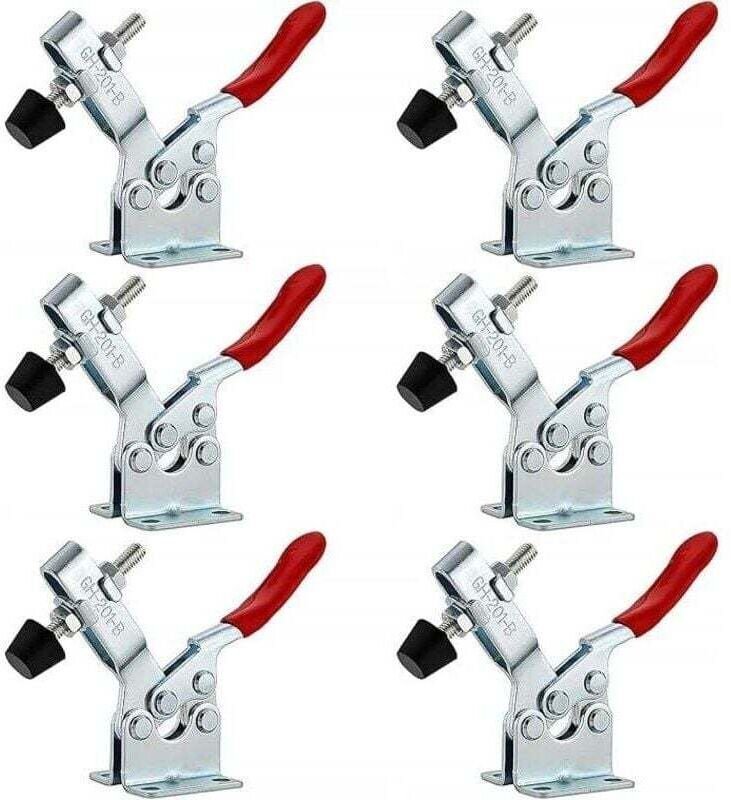 6 horizontale Kniehebelspanner GH-201B, XU, Kniehebelspanner, Schnellspannkapazität, Schnellspannhebel für Maschinen, Ho...