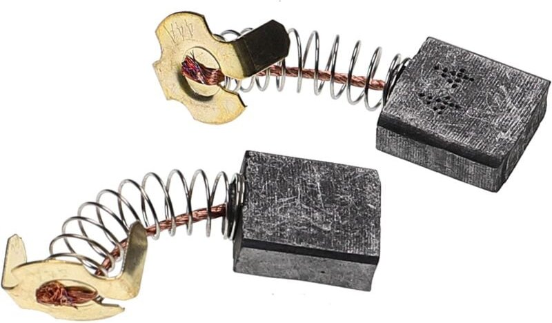 vhbw 2x Kohlebürste 7 x 17 x 17 mm kompatibel mit Shoprider TE-889XLSBN Fehmarn, TE-889SLBF Pellworm Elektrowerkzeug + F...