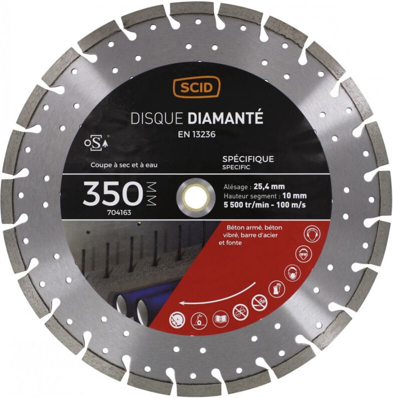 Belüfteter Betonstahlplatte 350 25,4/20