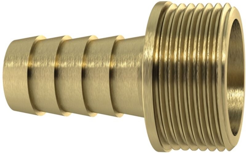 Riegler - 1/3 Schlauchverschr. G1x13 flachd. mit Bund, ch Ausf. ms