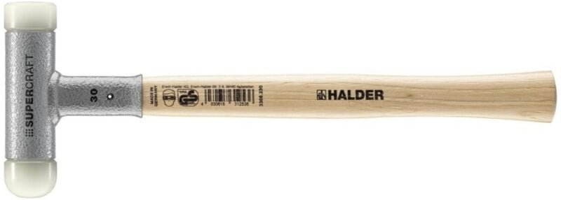 Halder SUPERCRAFT-Schonhammer 30mm m. 1 abger. Kopf rückschlagfrei
