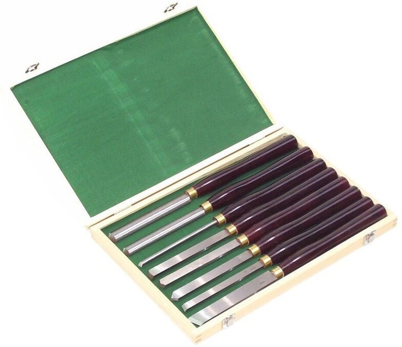 8 Stück Präzision Drechselmesser 55049 hss Drechseleisen Drechselbank