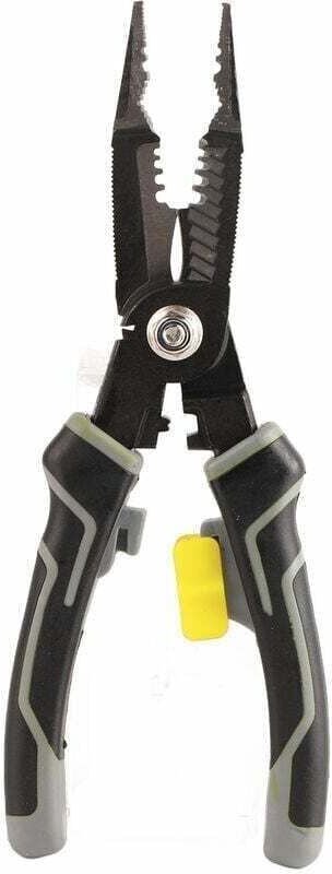 Ej.Life Elektrikerzange, Multifunktions-Crimpzange mit Griff aus hochfestem Kohlenstoffstahl und Gummibeschichtung, Grau...