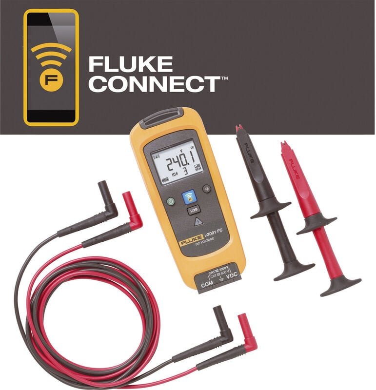 Fluke FLK-V3001 FC Hand-Multimeter digital CAT III 1000 V, CAT IV 600 V Anzeige (Counts): 6000