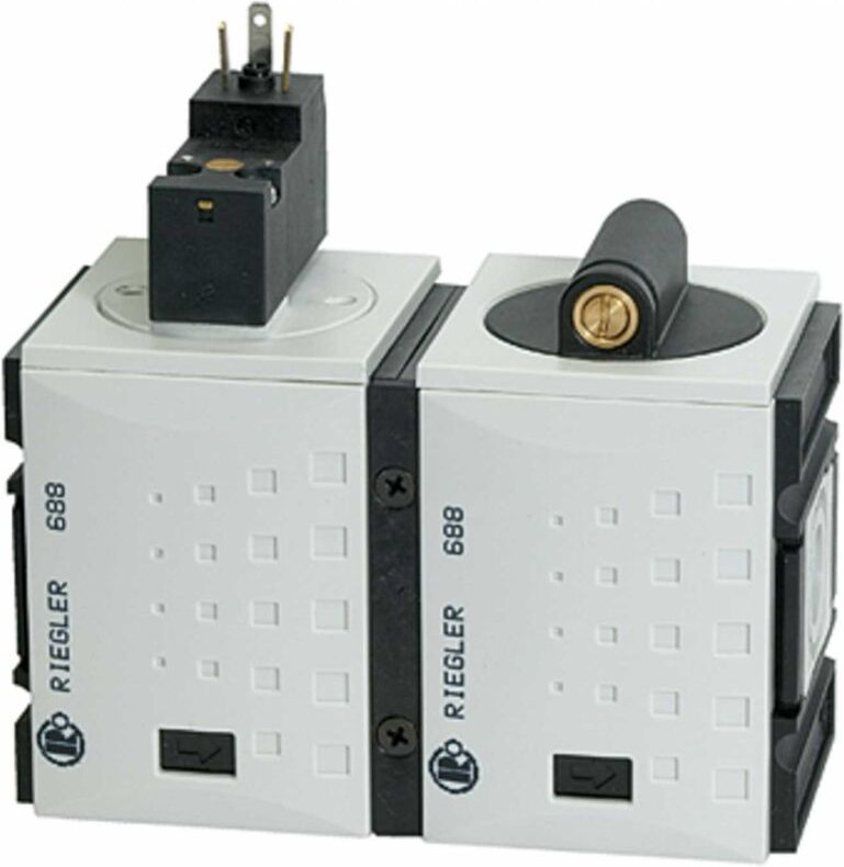 Befülleinheit »futura«, el. betätigt, 230 v AC/50 Hz, bg 2, g 1/2 - Riegler