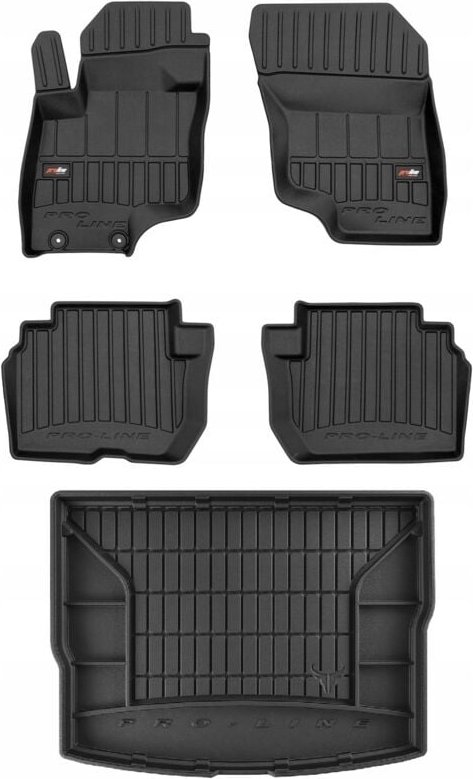 SET 3D Gummimatten Mitsubishi Eclipse Cross PHEV ab 2017-