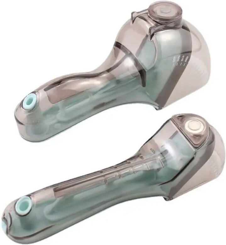 2-teiliges Messlöffel-Set aus Kunststoff, verstellbare Löffel mit Skala, Messlöffel aus Kunststoff, Messbecher-Set, Küch...