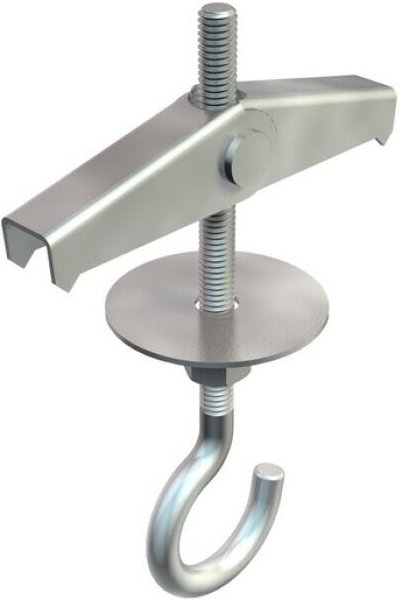 Multipack OBO FEDERKLAPP-DÜBEL M.DECKENHAKEN (452 M4X70 G) - 50 Stück