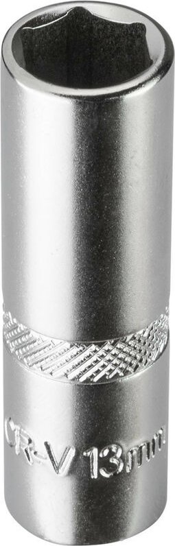 Stecknuss Sechskant 13mm 6 Kant 3/8" lang (CR-V)