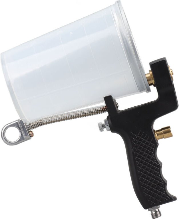 Eosnow Gelcoat-Spritzpistole aus legiertem Stahl, tragbare Kunstharz-Luftspritzbecherpistole mit FN5 5/32-Zoll-Düse, Bec...