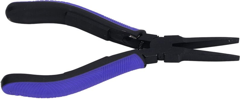 Flachzange ohne Zähne für Heimwerkerprojekte, ultrafeine Spitzzange, Puzzle-Werkzeug, Spitzzange aus TPR-Stahl