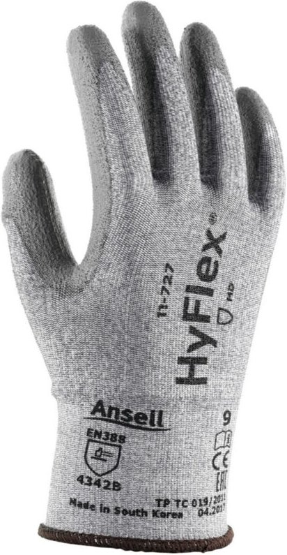 Handschuh-Paar HyFlex 11-727, Handschuhgröße: 9 - Ansell