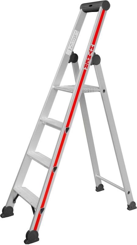 FP - Hymer Stufenstehleiter SC40, 4 Stufen Länge 1,62 Meter.