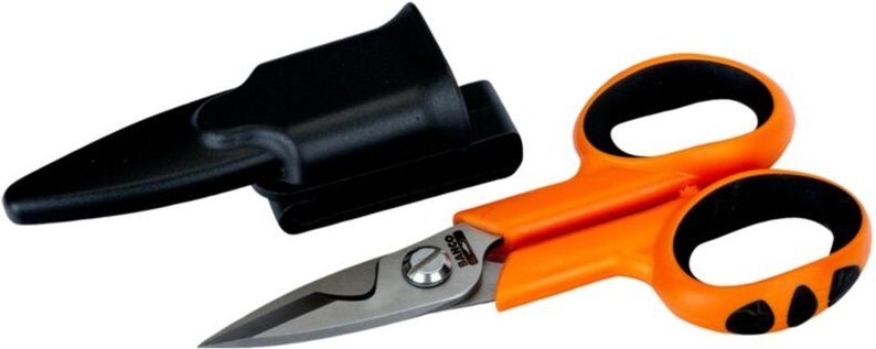 Bahco Hoch belastbare Elektrikerschere mit Aussparung, 43 mm